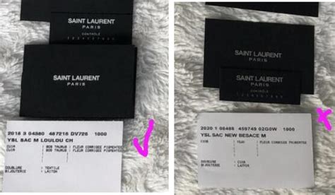 ysl shirt fake|ysl authenticity card.